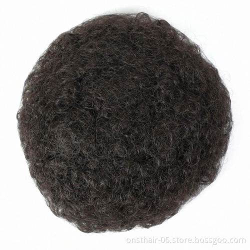 MYZYR High Puff Hairpiece Hair Afro Updo Scrunchie Hair Accessory Chignon Bun Synthetic Kinky Curly with Clips in for Girl and